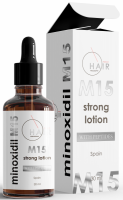 M15 Strong Lotion with Caffeine & Peptide (Лосьон с миноксидилом для профилактики выпадения волос), 100 мл