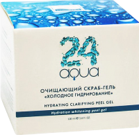Cool Hydrating Clarifying Peel Gel «Aqua 24» (Очищающий скраб-гель «холодное гидрирование» «Аква 24»), 100 мл