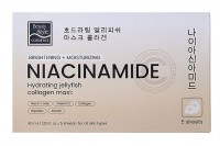 Hydrating Jellyfish Collagen (Тканевая маска с ниацинамидом ивитамином С), 40мл * 5 шт
