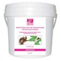 Extra lifting peel-off alginate mask with ginseng and collagen (Моделирующая (альгинатная) лифтинг-маска с экстрактом женьшеня и коллагеном), 1 кг