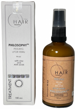 Peeling with clay and AHA acids “For Him” (Пилинг с глиной и АНА кислотами «Для Него»), 100 мл