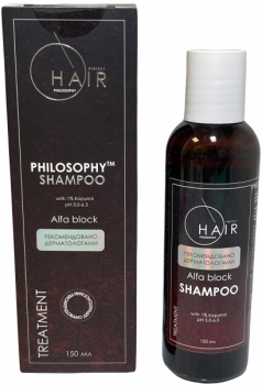 Alfa Block Shampoo with 1% Koryrrol (Шампунь против выпадения волос с 1% Koryrrol), 400 мл