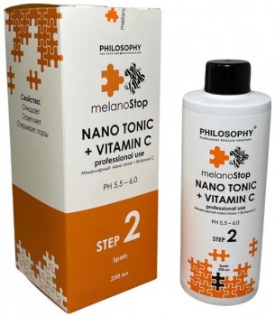 Nano Tonic+Vitamin C (Мицелярный нано тоник + Витамин С), 250 мл.