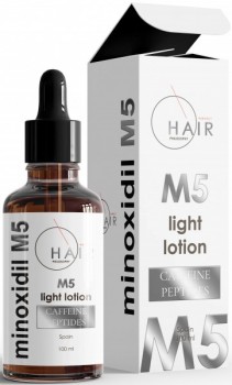 M5 Light Lotion with Caffeine & Peptide (Лосьон с миноксидилом для профилактики выпадения волос), 100 мл