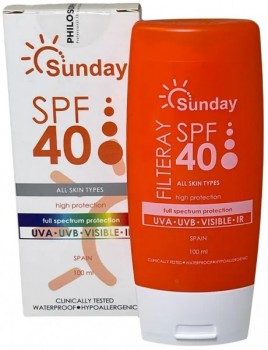 Sunday Filteray SPF 40 (Солнцезащитный крем с СПФ 40), 100 мл