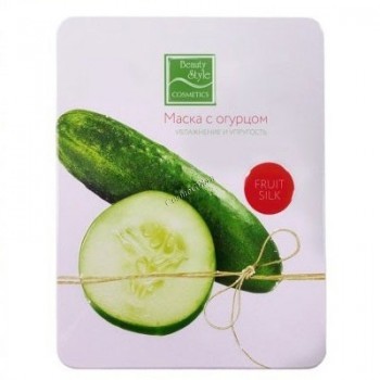 Botanic Mask Fruit Silk (Маска с огурцом Увлажнение и Упругость), 30 мл х 7 шт