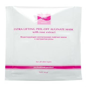 Extra lifting peel-off alginate mask with rose extract (Альгинатная коллагеновая маска с экстрактом розы)