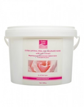 Extra lifting peel-off alginate mask with rose extract (Альгинатная коллагеновая маска с экстрактом розы)