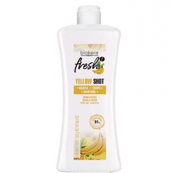 Biokera Fresh Yellow Shot Shampoo (Восстанавливающий шампунь)