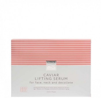 Caviar Lifting Serum (Сыворотка для лица лифтинговая с экстрактом икры), 12 ампул по 5 мл