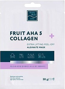 Beauty Stylе Fruit AHA 5 + Collagen Mask (Альгинатная лифтинг-маска), 10 шт x 30 гр
