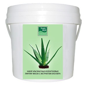 Alginate collagen mask with aloe vera extract (Моделир. коллагеновая лифтинг-маска с экстр. Алоэ Вера)