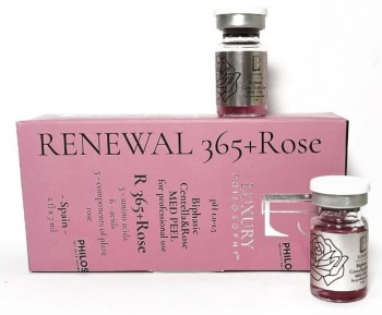 Biphasic Centella & Rose Med Peel Renewal 365 + Rose (Двухфазный пилинг для куперозной кожи с розой и центеллой азиатской), 2*7 мл.