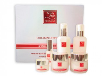 collagen lifting set (Набор лифтинговый с коллагеном для ухода за кожей лица), 6 препаратов 