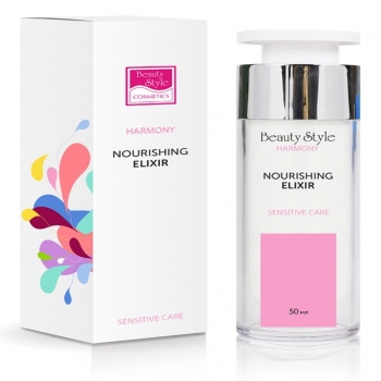 Harmony nourishing elixir (Питательный эликсир с маслом миндаля, арганы и органическим экстрактом опунции), 50 мл