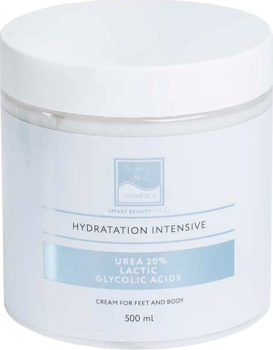 Hydratation Intensive (Смягчающий крем для ног и тела, с Urea 20%, кислотами молочной и гликолевой), 500 мл
