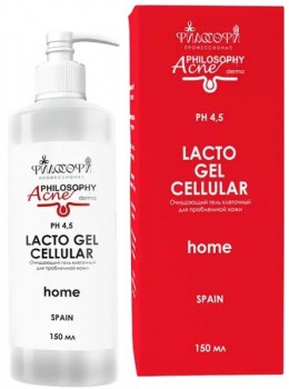 Lacto Gel Cellular (Очищающий гель клеточный для проблемной кожи), 150 мл