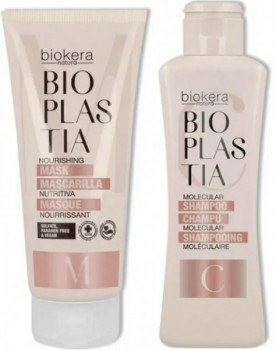 Biokera Natura Bioplastia (Набор для устранения пушащихся волос), 300 мл + 200 мл