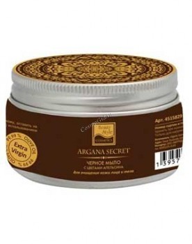 Moroccan black soap with orange flowers (Марокканское черное мыло с цветами апельсина)