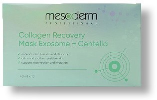 Mask «Exosomes + Centella» (Коллагеновая маска глубокое восстановление), 40 мл x 10 шт