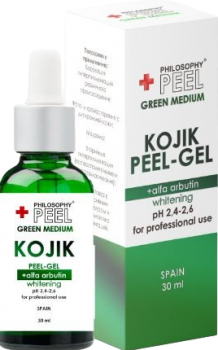 Kojic Peel+Alfa Arbutin Whitening (Коевый пилинг с Альфа Арбутином Отбеливающий), 30 мл.