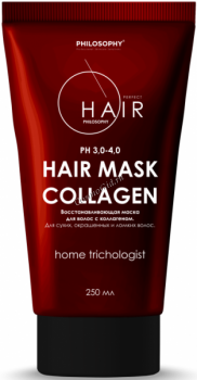Perfect Hair Philosophy Collagen mask (Восстанавливающая маска для волос с коллагеном), 400 мл