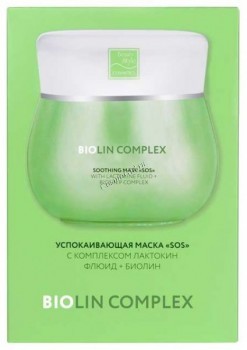 Prebioskin Soothing mask SOS (Успокаивающая маска «СОС» с пребиотиком Лактокин флюид + Биолин), 10 шт